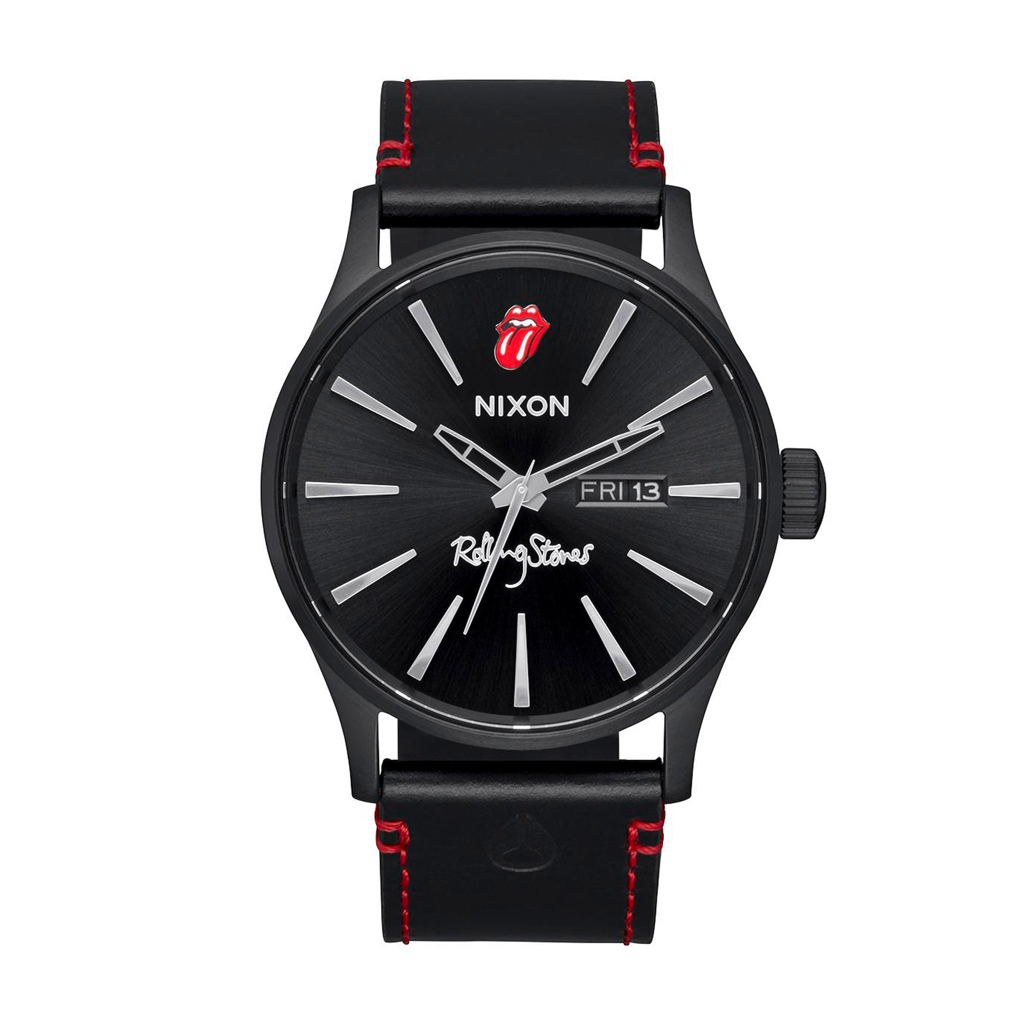 NIXON Rolling Stones SENTRY WALL CLOCK 壁掛け時計 Black/Black
