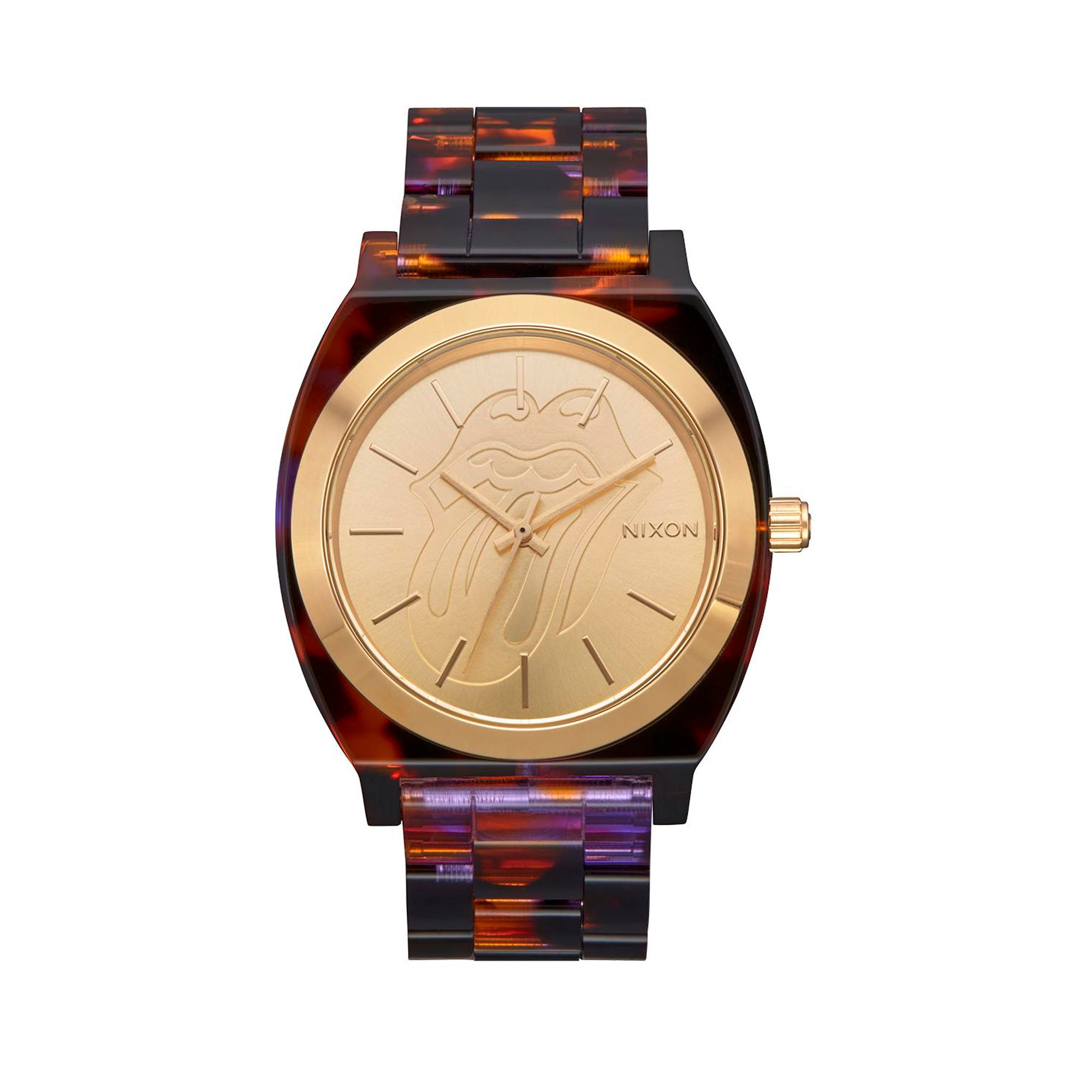 NIXON TIME TELLER ACETATE TORTOISE GOLD Nixon - Time Teller 
