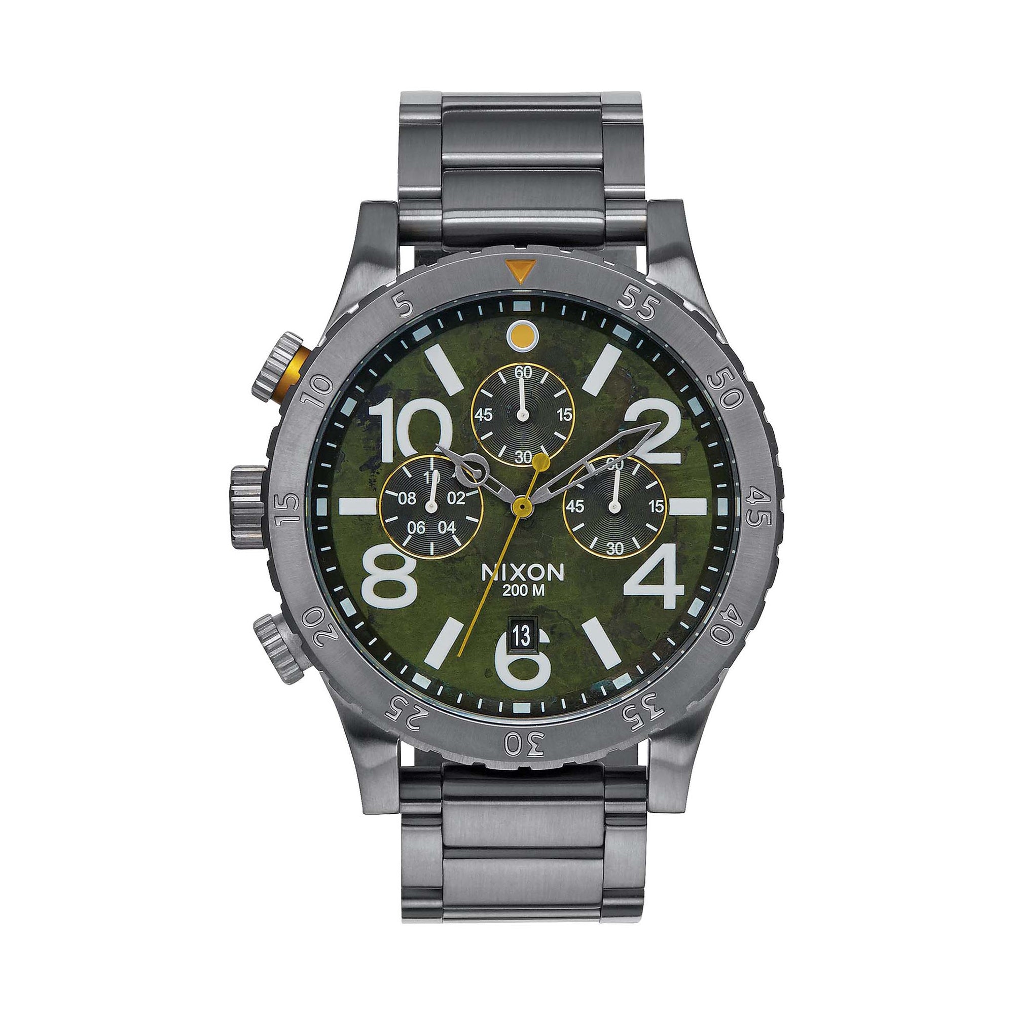 48-20 Chrono 48mm Watch - GunMetal / Green
