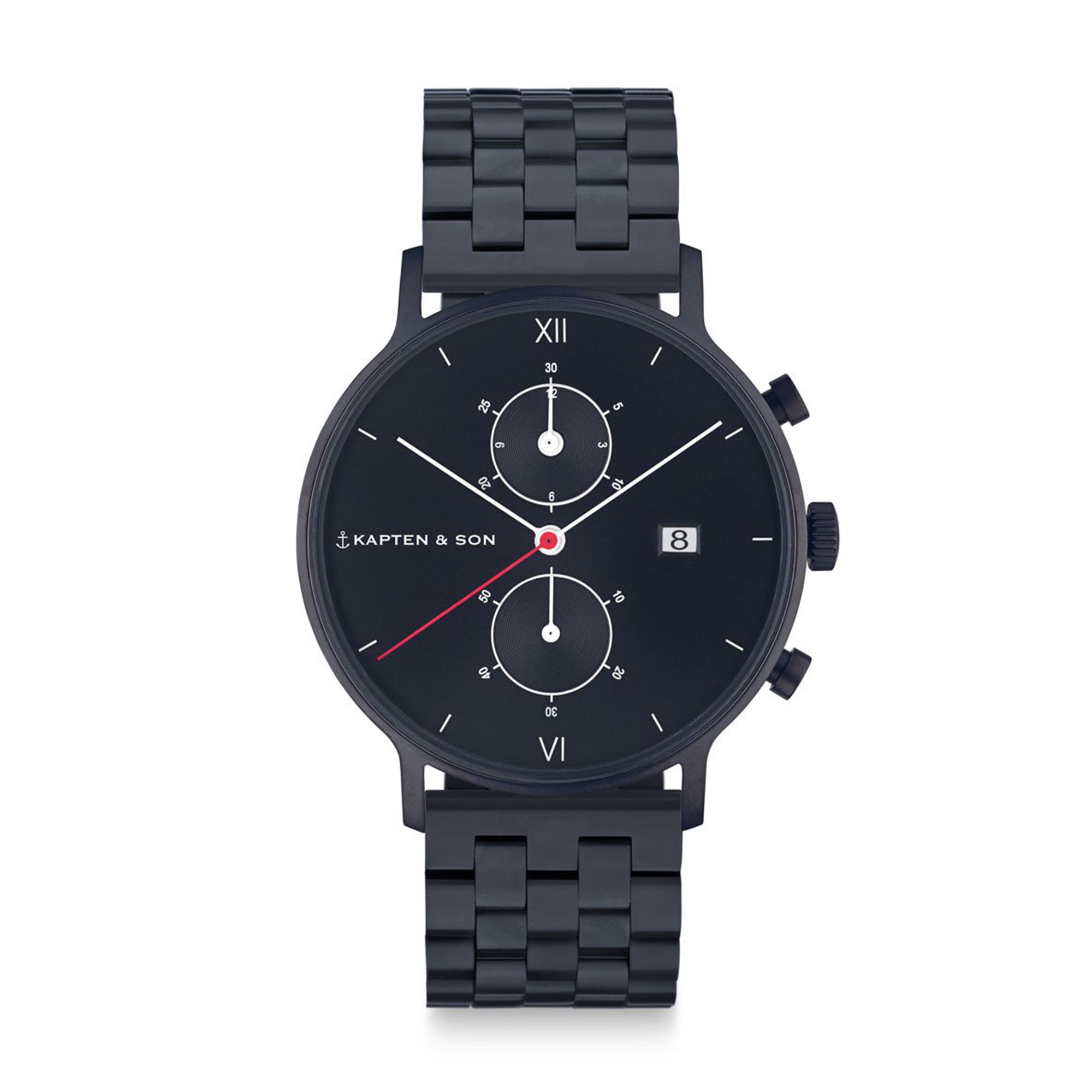 Wrist Watches Chrono Gold Steel Kapten Son Chrono Gold Steel